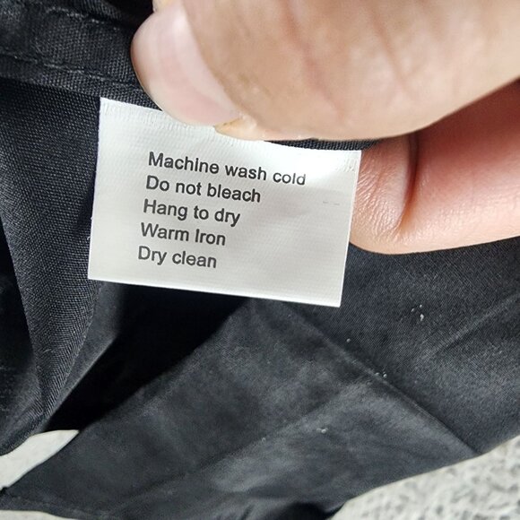 Stacy Adams Shirt Mens 19 Black Long Sleeve Modern Fit Button Up *NWT* - Picture 6 of 14